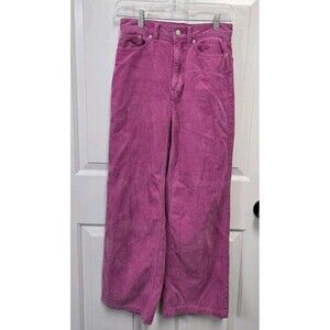 BDG Urban Outfitters Corduroy Pants Size 26 High & Wide Pink